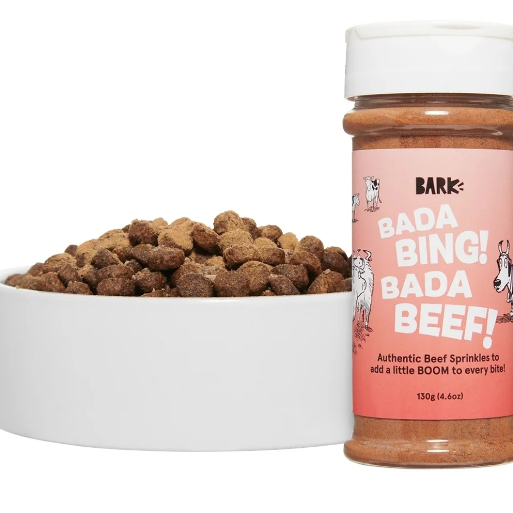 NEW! Bada Bing Bada Beef Dog Food Topper